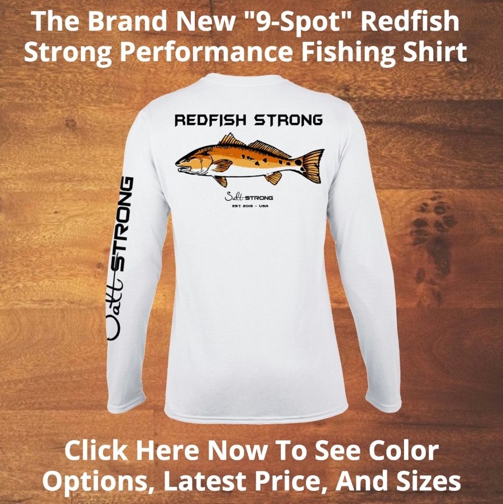 9 spot redfish strong image