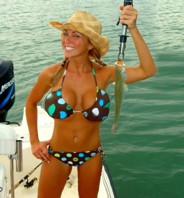 Girl Fishing Photoshop #1