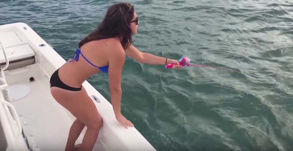 jessica jae redfish on barbie rod