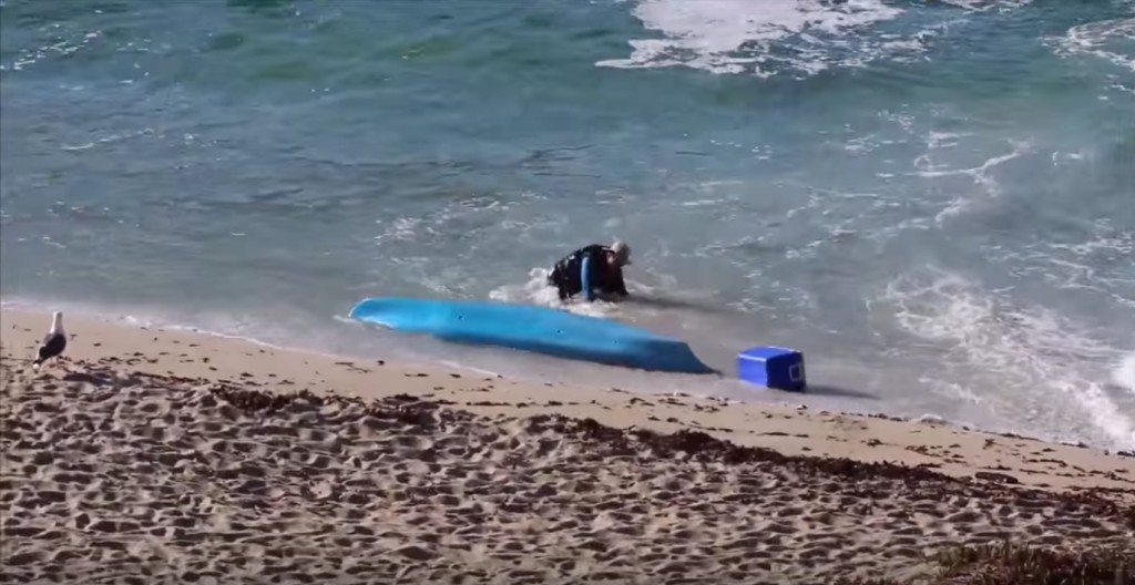 kayak launch fail