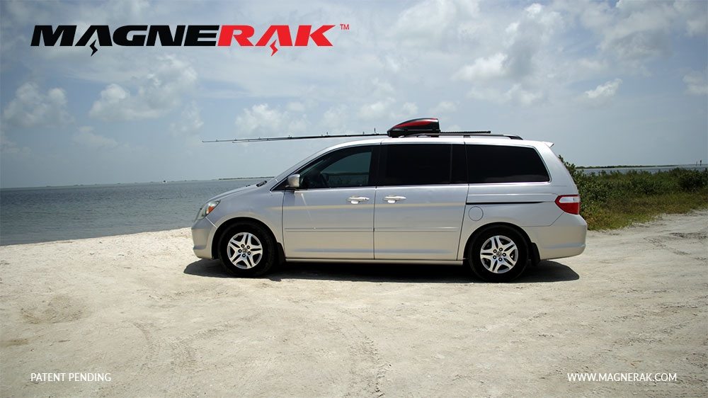 Magnerak: The Magnetic Fishing Rod Roof Rack For Any Vehicle