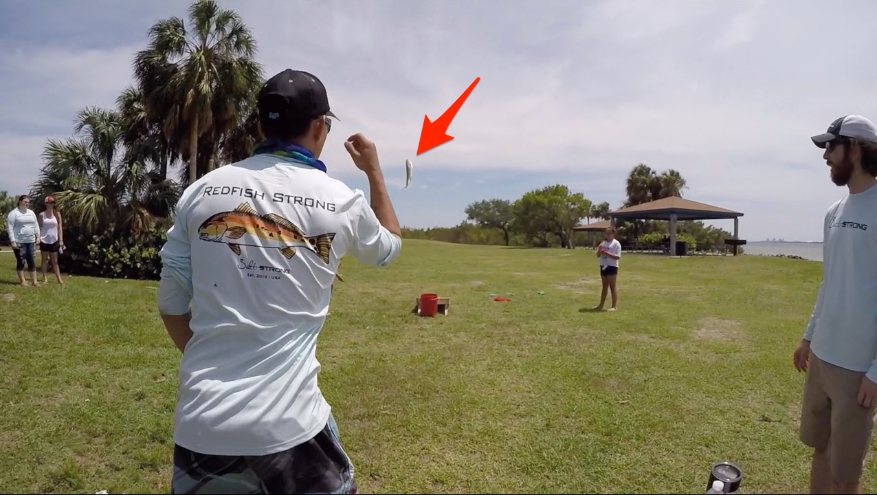 Mullet Toss Competition "Salt Strong Style" Tampa, FL [Video]