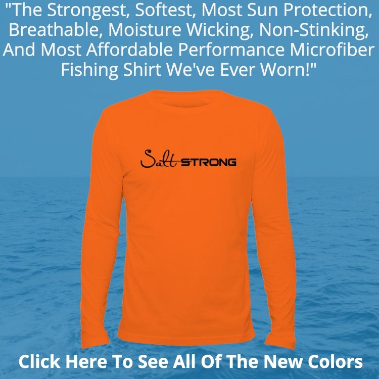 salt strong orange performance shirt