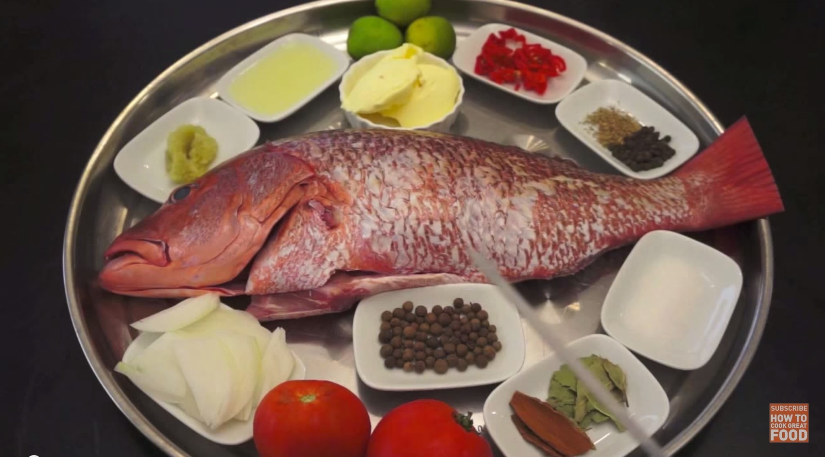whole over baked red snapper recipe