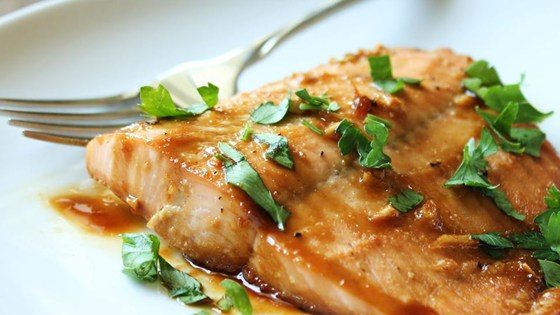 maple syrup salmon
