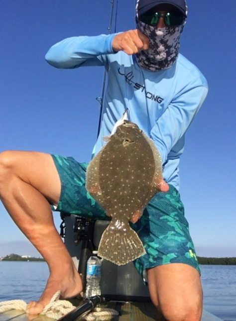 how to hold a flounder