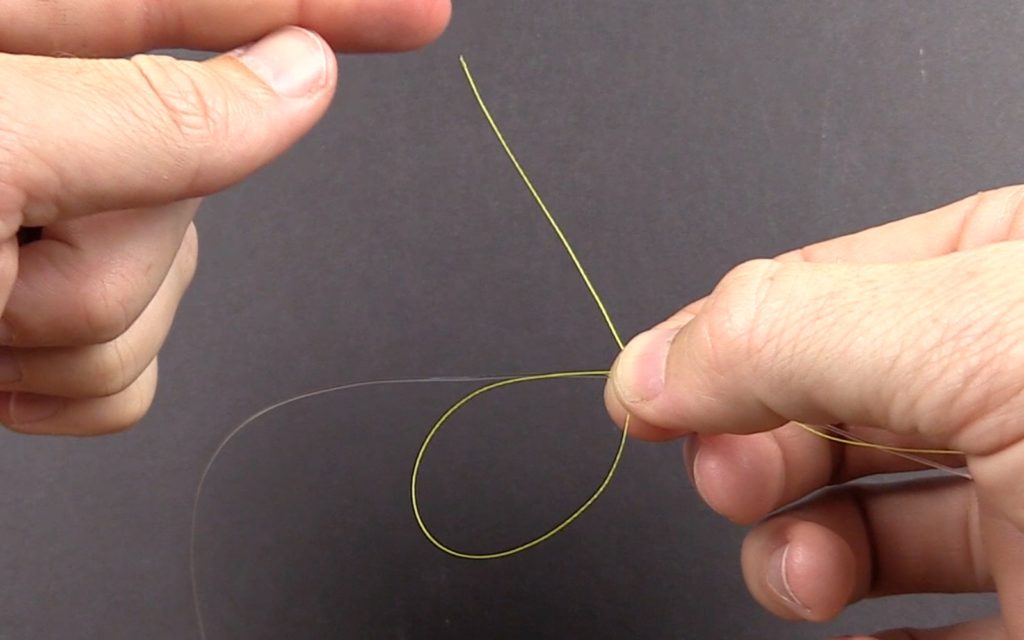 Double Uni Knot Guide step 7