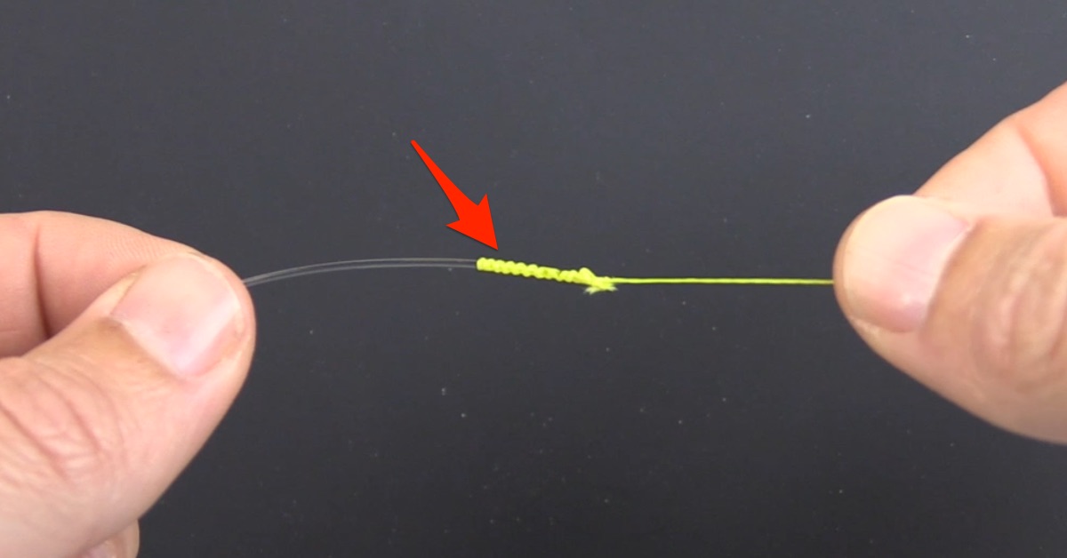 Fishing Knots: Double Uni Knot - How to Tie Braid to Fluorocarbon or Braid  to Mono 