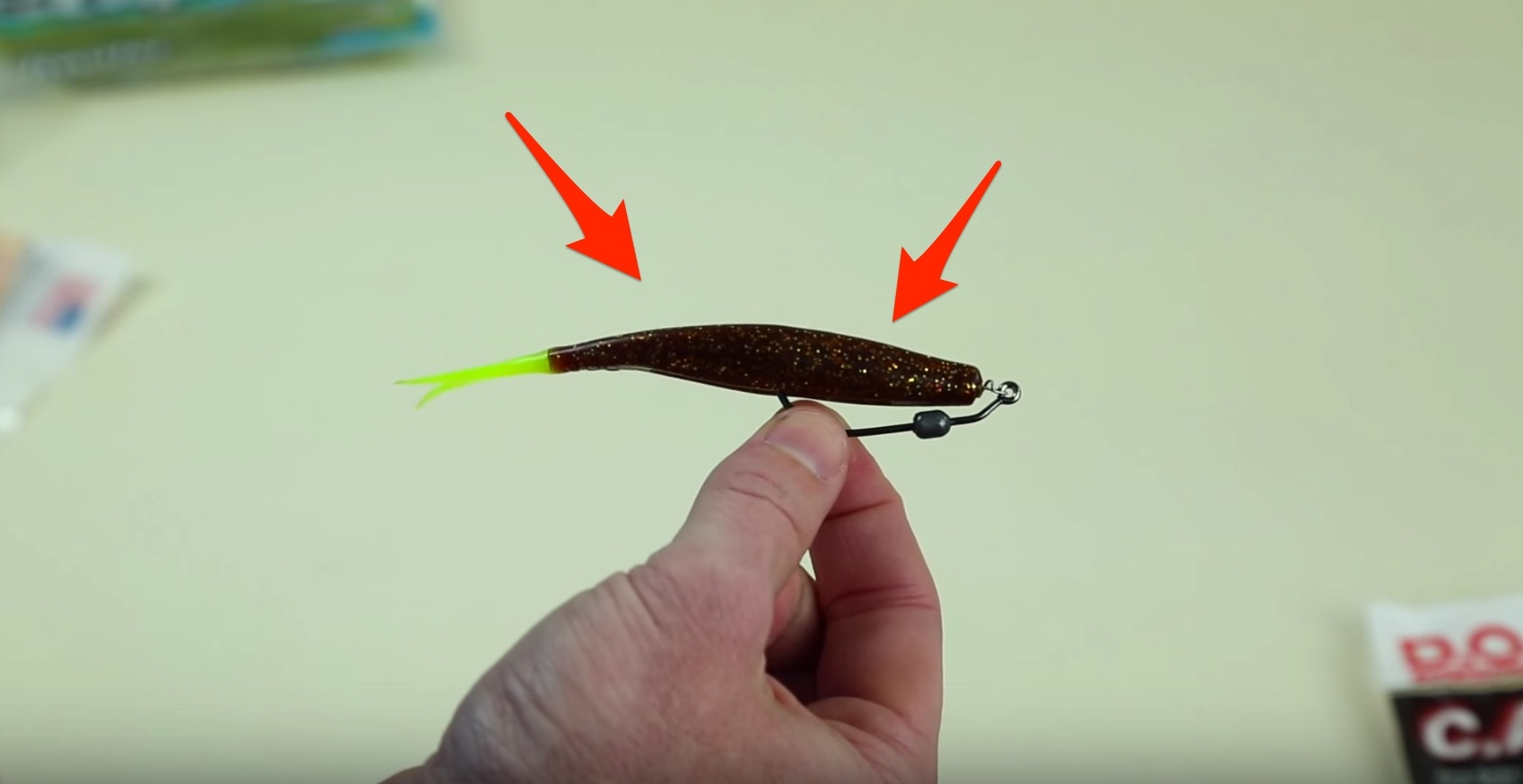 how to rig a DOA jerk bait