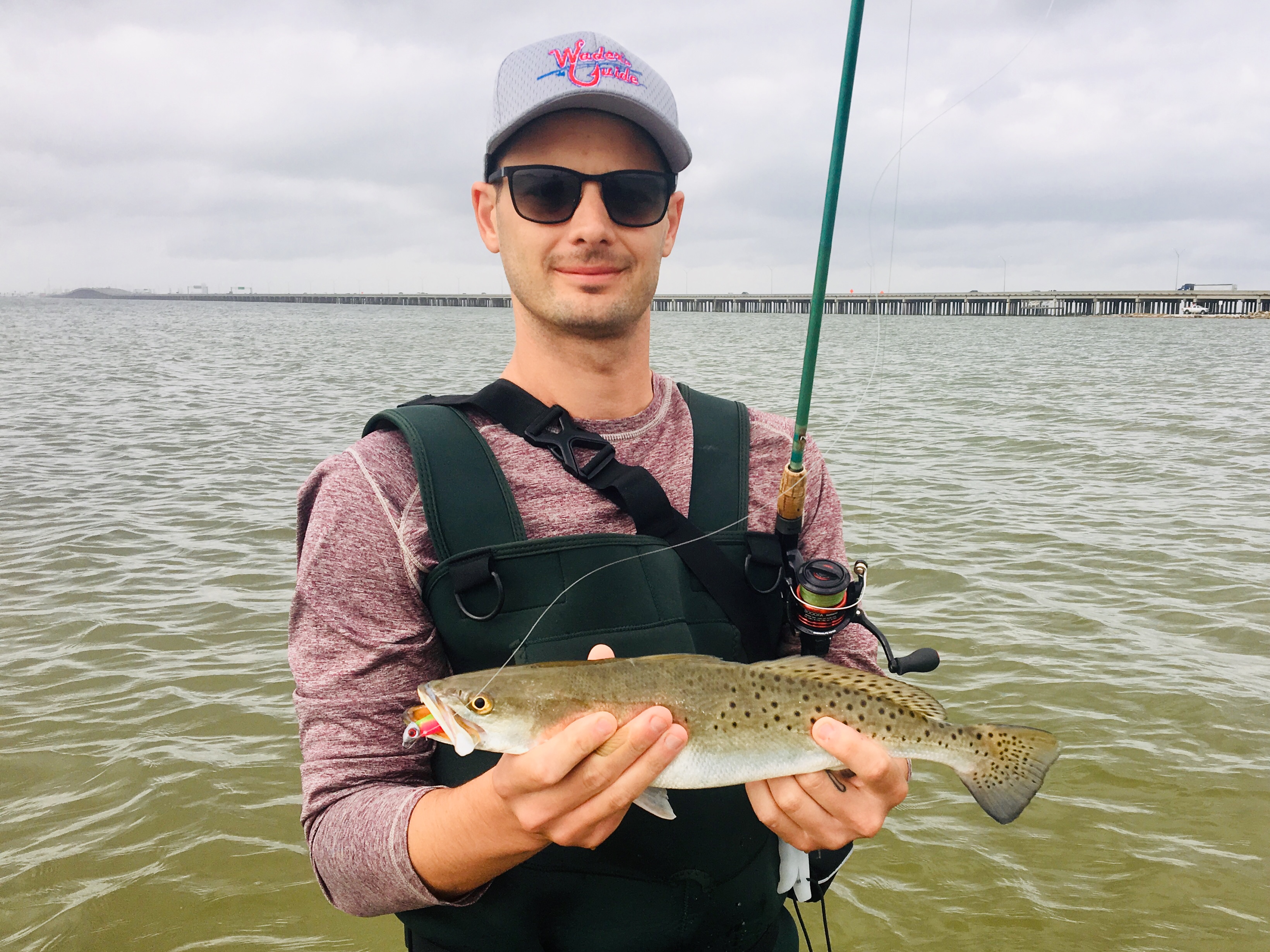 wade fishing trout