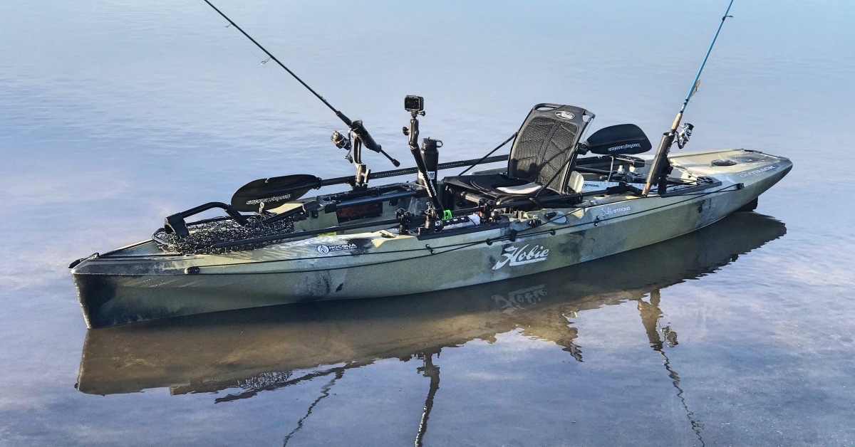 Shallow water, light tackle trolling from a kayak