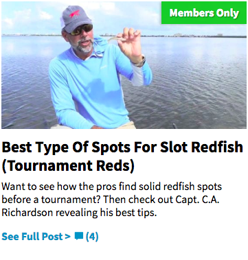 finding slot redfish