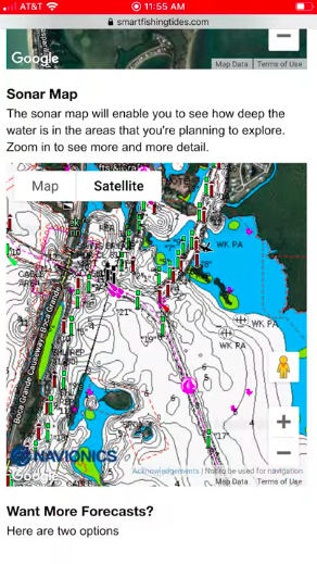 sonar map for fishing