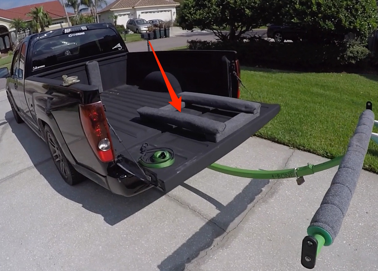 how to transport a kayak or sup in a truck