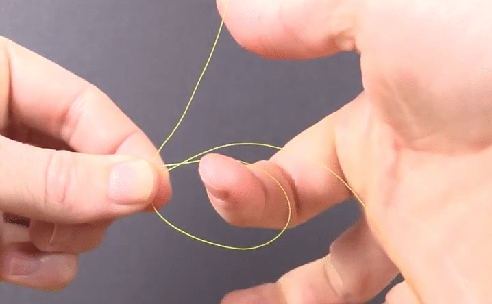 How to tie the fishing knot for the swivel (braided or