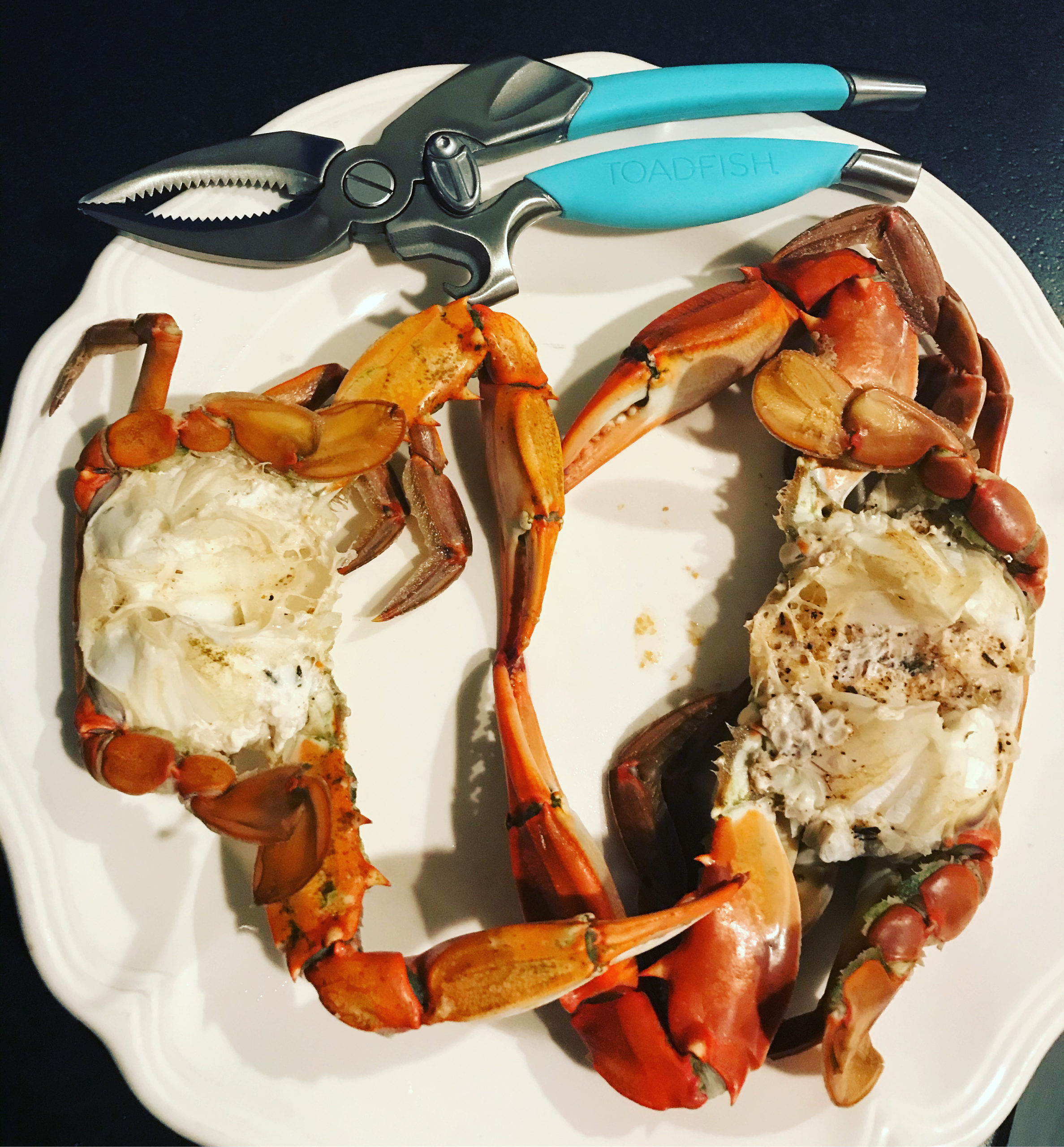 blue crabs cooked whole