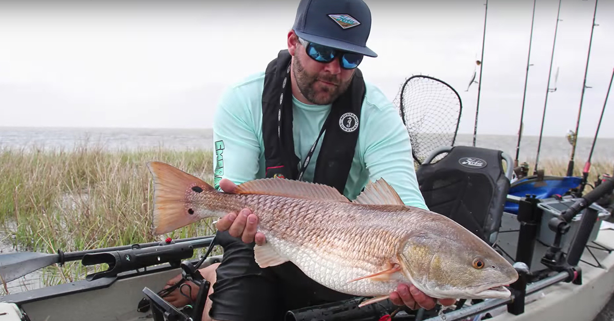 Kayak Fishing for Bull Reds, Red Snapper and Offshore Fish [With