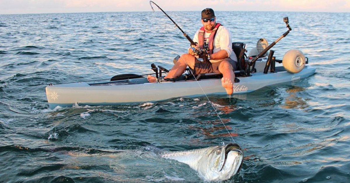 kayak fishing for tarpon