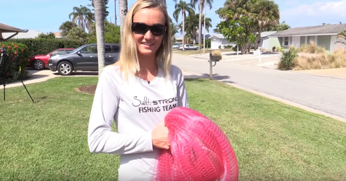 how to throw a 10ft cast net with chasten whitfield