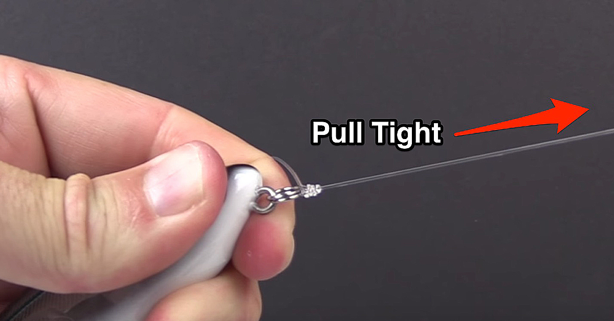 Clinch Knot Step 5