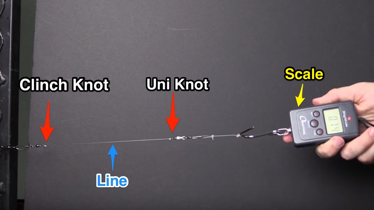 clinch knot vs. uni knot