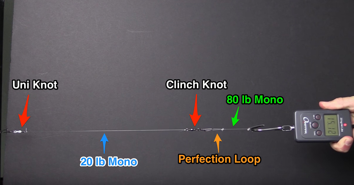 Clinch Knot vs. Uni Knot on mono line