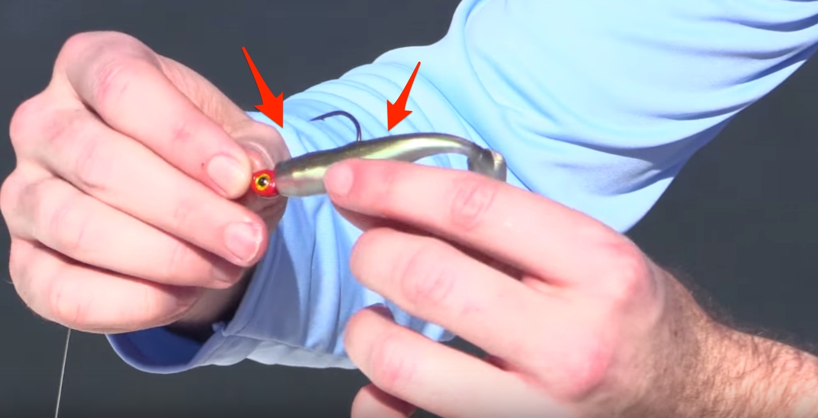how to rig a DOA CAL shad for snook