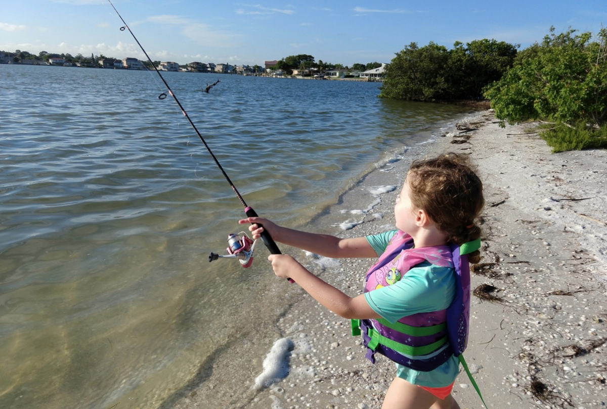 fishing education for daughter