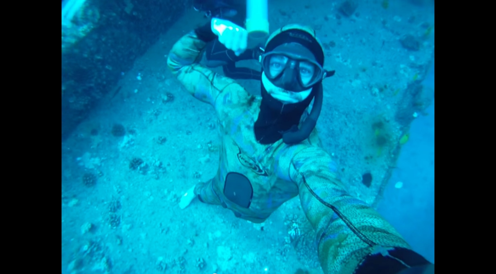 Watch This Diver Chase Down A Submarine Using Jet Boots!