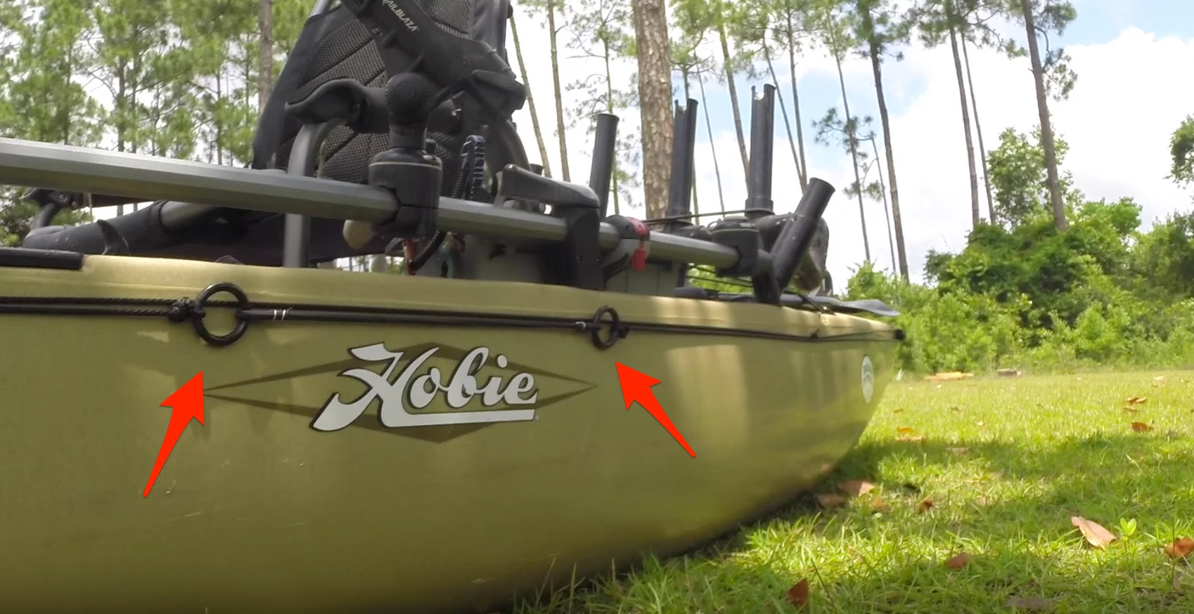 hobie kayak pulley system