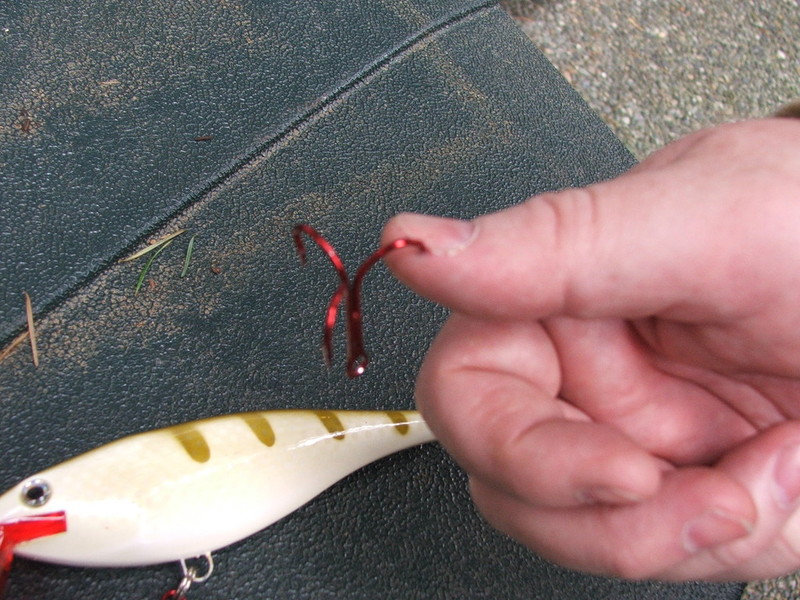 fishing hook stuck under finger nail