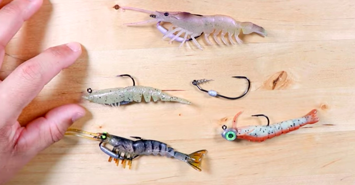 3PCS Soft Fishing Lures Tackle Prawn Shrimp Flathead Bream Cod Bass hook ODDE 