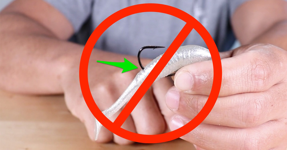 How To Keep Soft Plastic Fishing Lures From Sliding Down The Hook