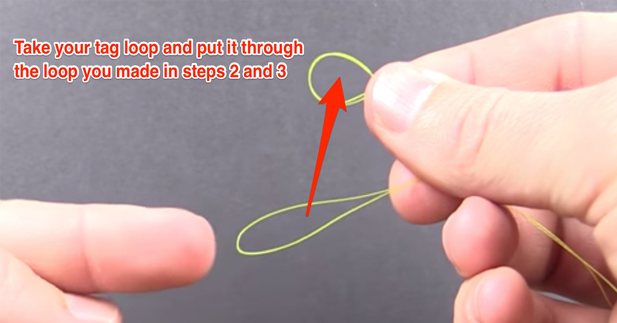 king sling knot step 4