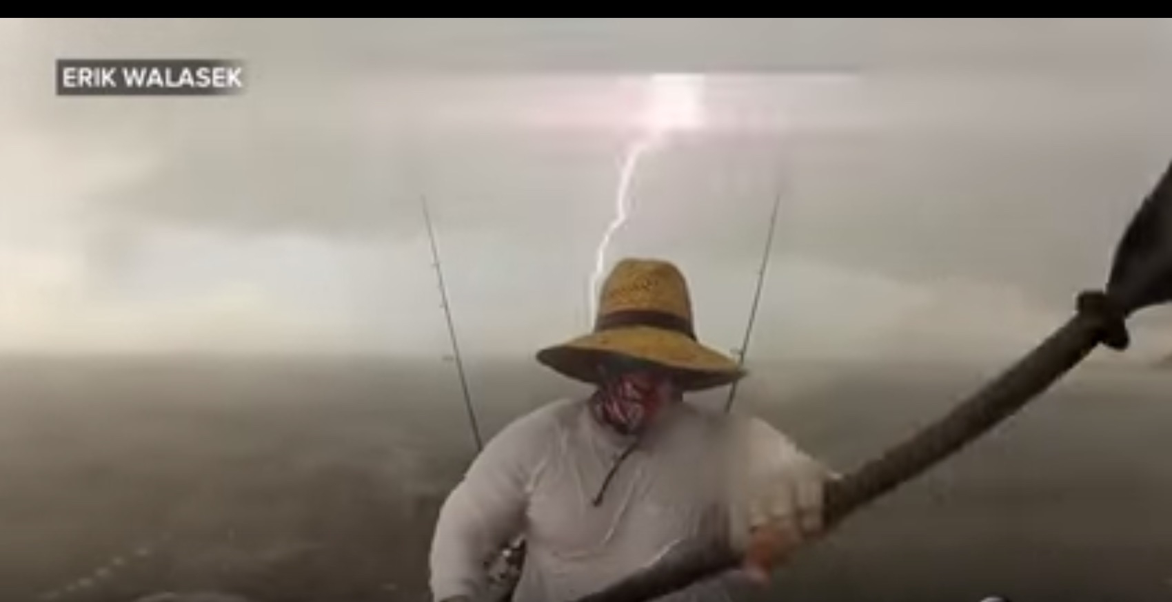 lightning storm kayak