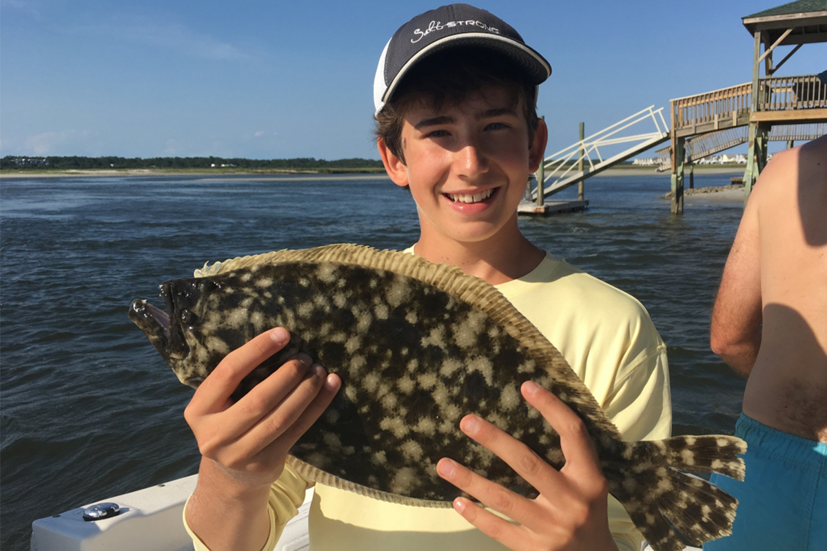 flounder from north carolina artificial reef