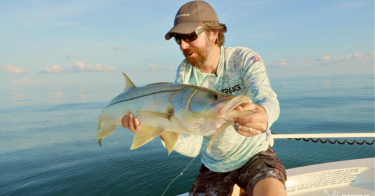 Snook feed on glass minnows near Capt. Joe's Tackle in Fort Pierce.