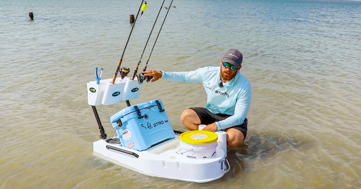 HOW TO MAKE A FLOATING WADE FISHING CAR 