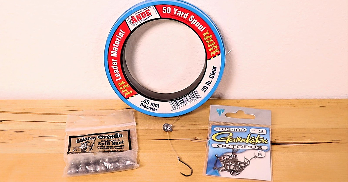 Use This Simple Rig To Catch A Variety Of Baitfish