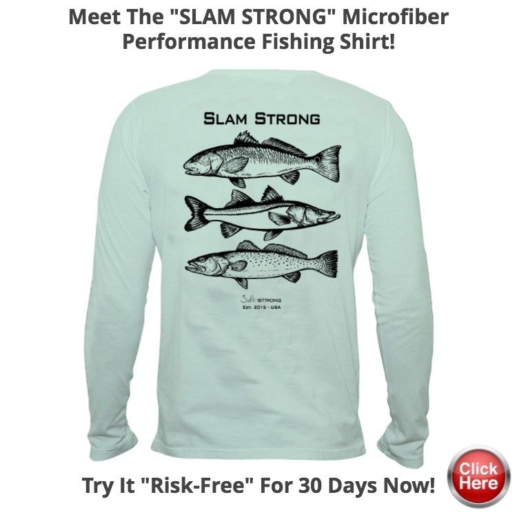 slam strong fishing shirt