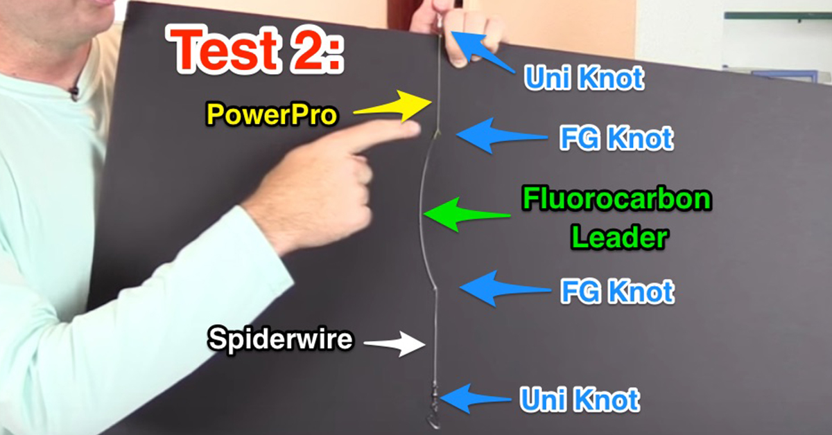 Spiderwire Ultracast Invisi-Braid vs. PowerPro Braid to Leader Knot Strength