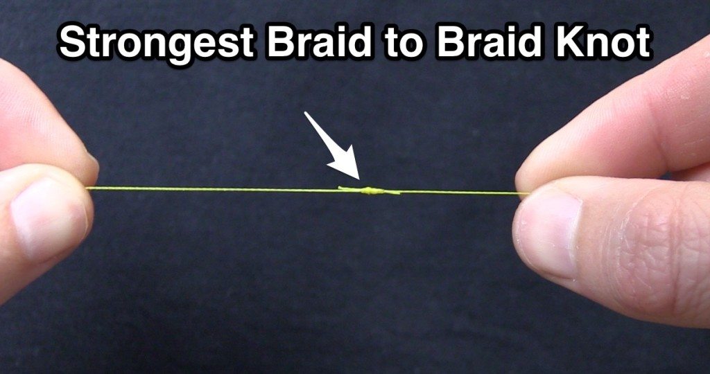 What is the best way to tie braided fishing line?