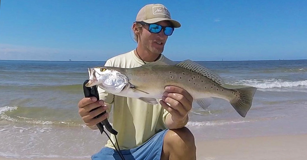 Trout in the Surf in Alabama