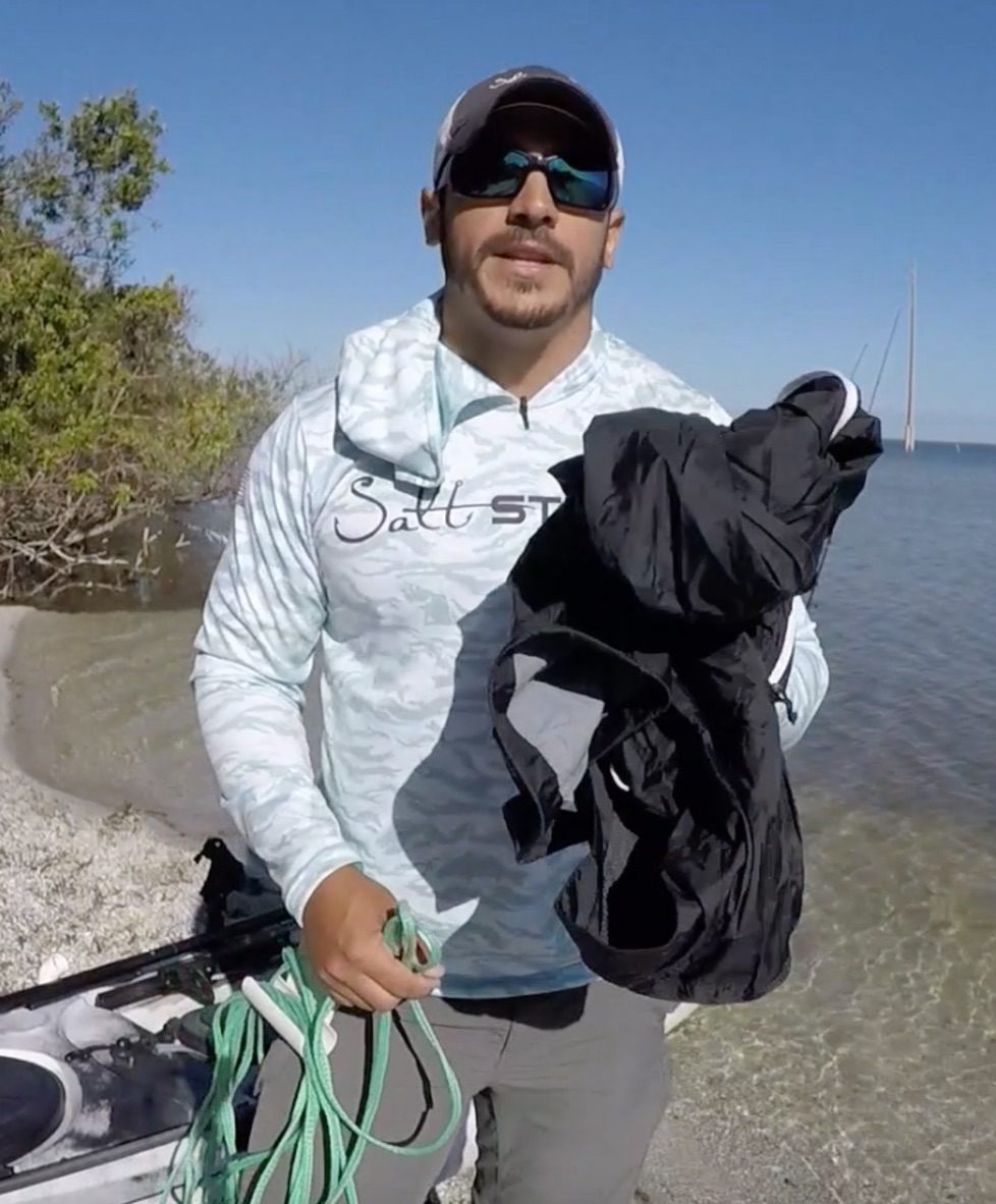 how to throw a cast net from kayak