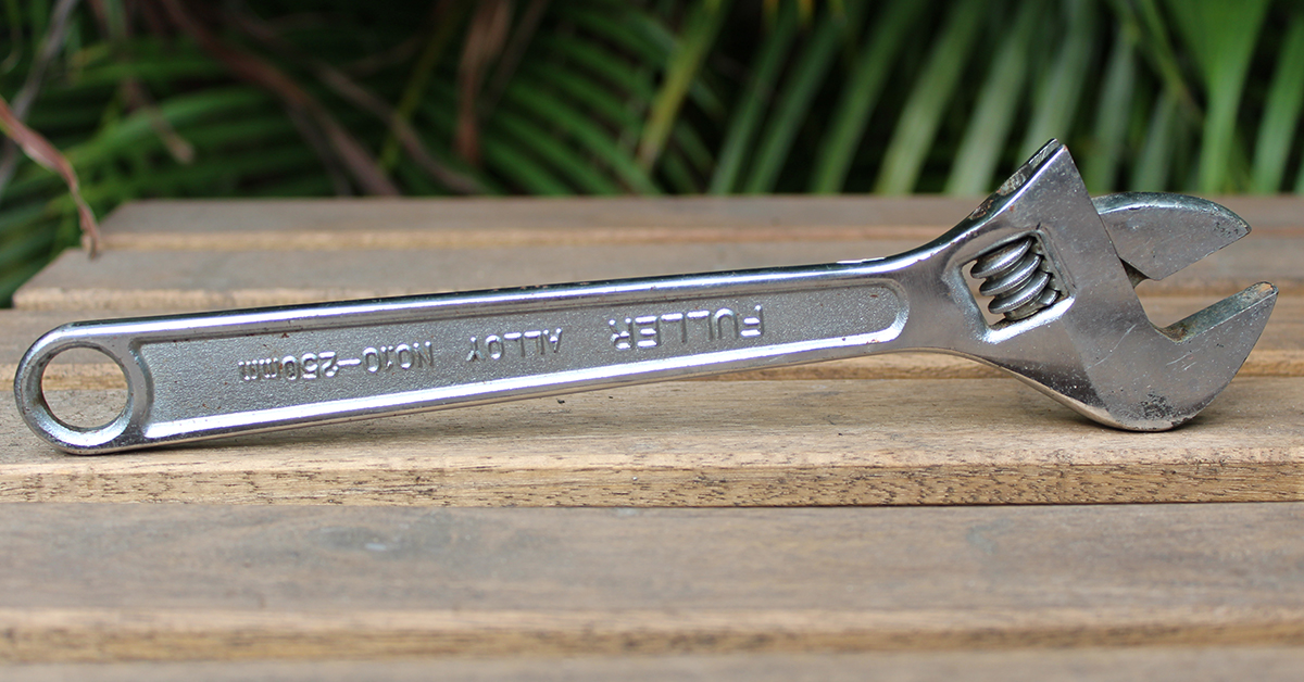 Monkey Wrench for trailering boat