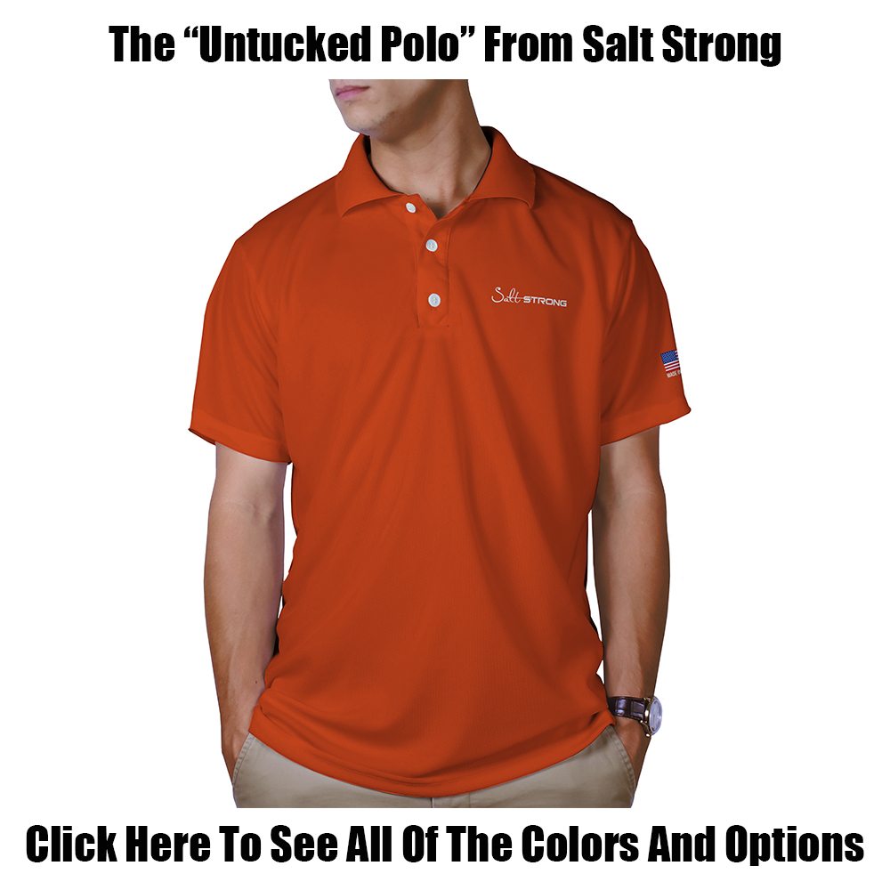 untucked salt strong polo shirt